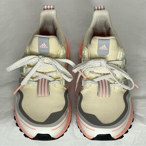 Adidas Ultraboost Guard Glow Orange White Grey Running Shoes Size 6